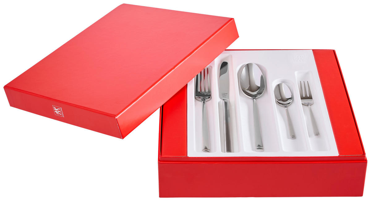 BESTECKSET Senses 60-teilig Edelstahl  - Silberfarben, Basics, Metall - Zwilling