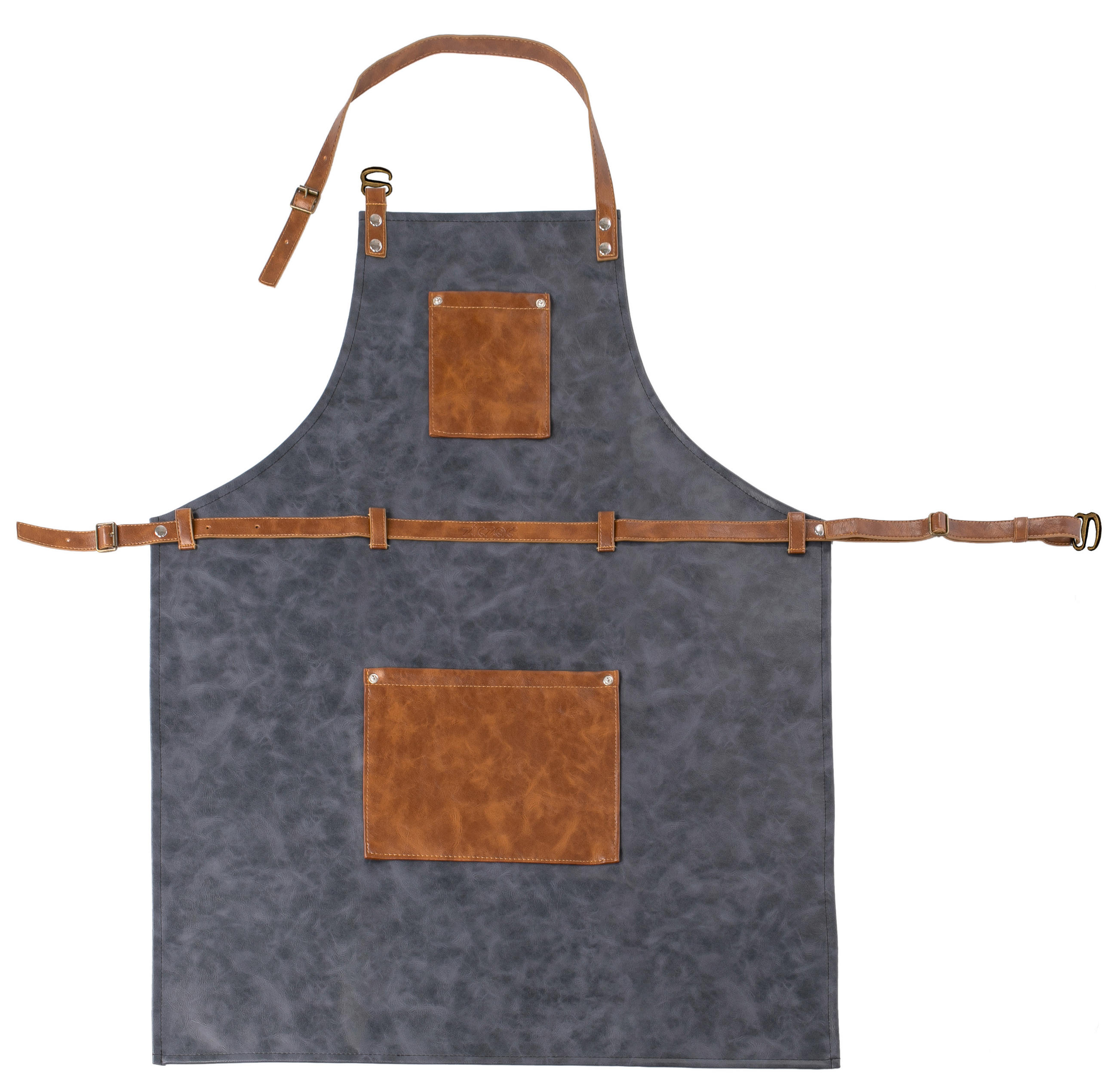 PREGAČA pastelno plava, konjak   - pastelno plava/konjak, Basics, tekstil (70/90cm) - ZICZAC