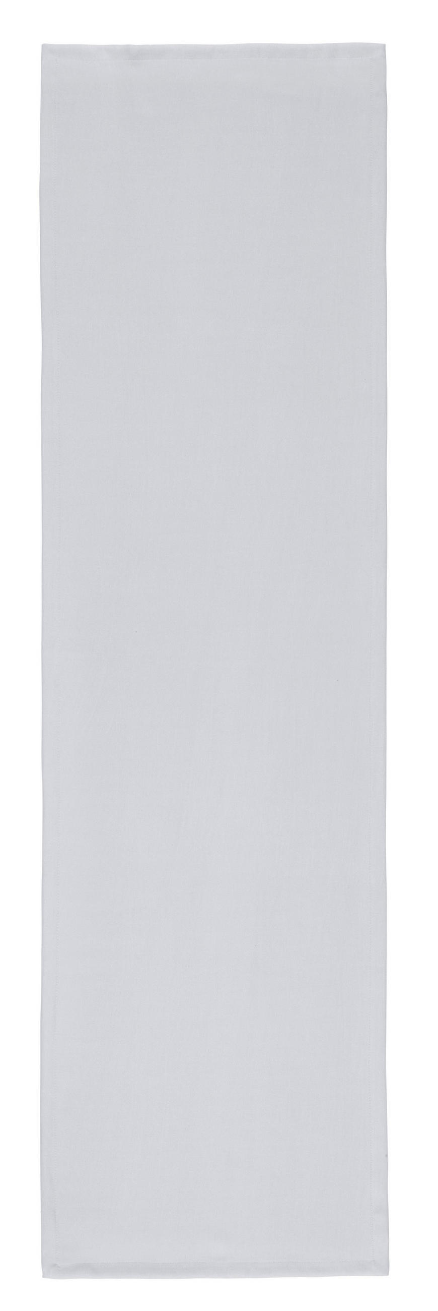 TISCHLÄUFER Textil Webstoff Silberfarben 40/140 cm  - Silberfarben, KONVENTIONELL, Textil (40/140cm) - Novel