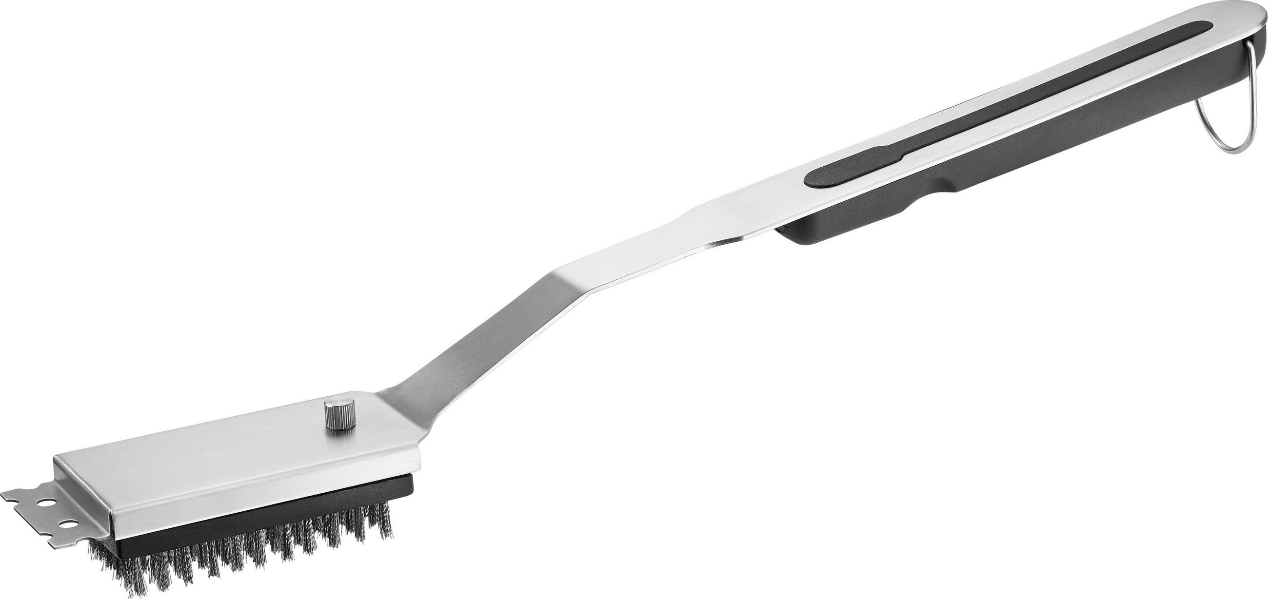 GRILLBÜRSTE - Edelstahlfarben, Basics, Kunststoff/Metall (45,5/5,5/4cm) - Gefu