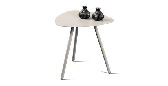 BEISTELLTISCH - Grau, Design, Metall (50/50/50cm) - Xora