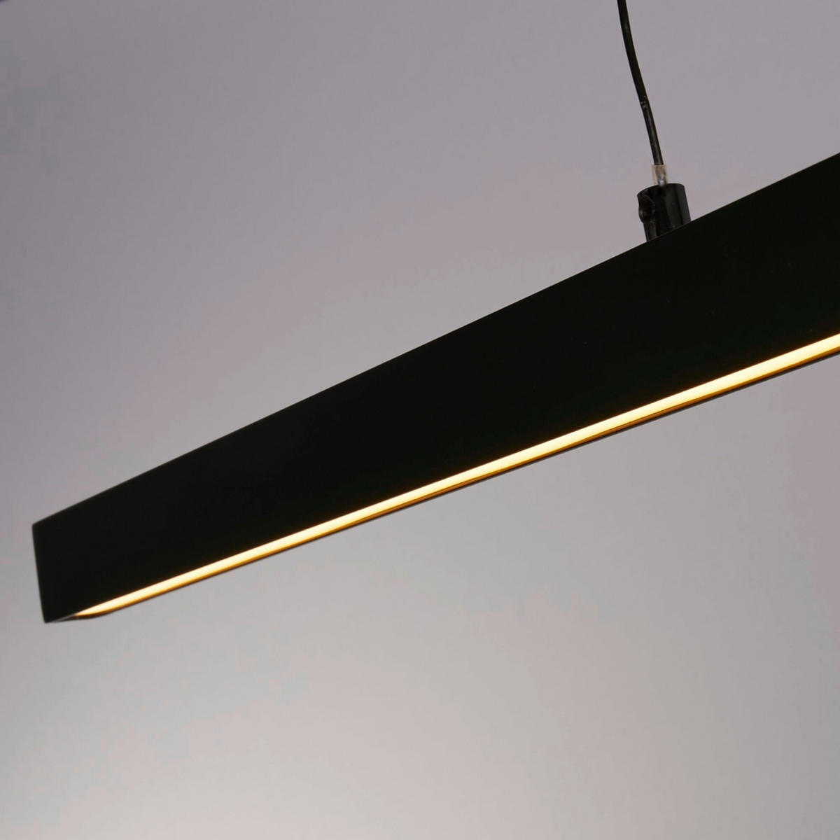 LED-HÄNGLAMPA Leyla Pendant 101/8/190 cm  - svart, Basics, metall (101/8/190cm)