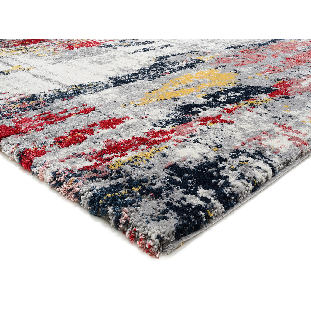 Thumbnail - Novel Webteppich Timeline Spring, Mehrfarbig, Textil, Vintage, rechteckig, 200x290 cm, Oeko-Tex® Standard 100, für Fußbo...