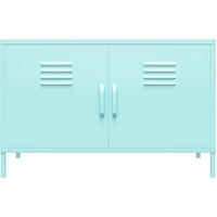 KOMMODE Cache 98/63/39 cm  - Grün, Design, Metall (98/63/39cm) - MID.YOU