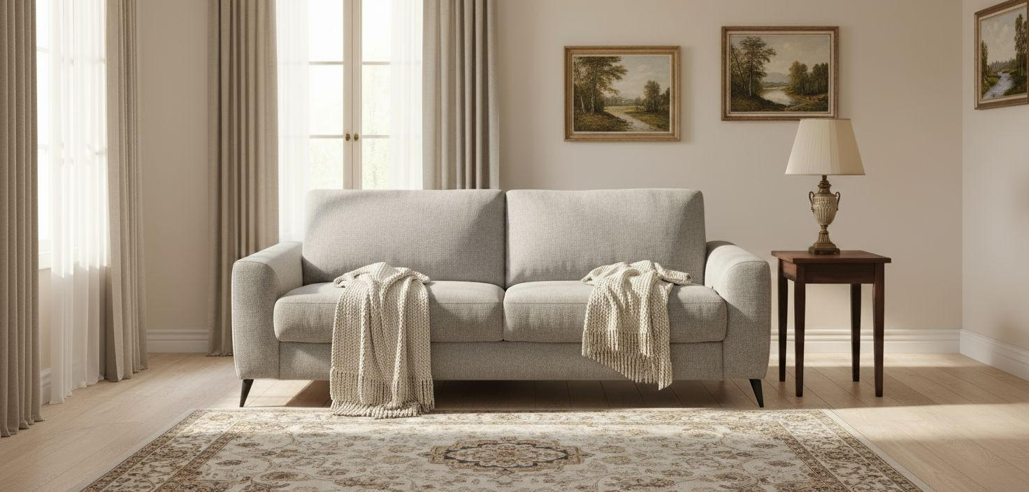 ROZKLÁDACÍ POHOVKA, textil, béžová - černá/béžová, Moderní, kov/textil (219/92/101cm) - Livetastic