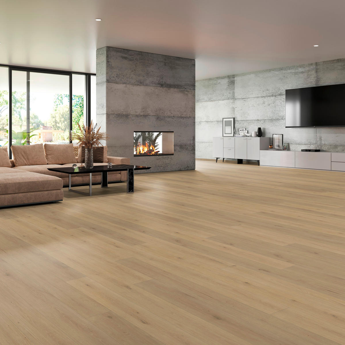 VINYLBODEN Elito Trend Eiche Crema!Pur 100005301  per  m² - Design, Holz (220/21,6/1cm) - Tilo
