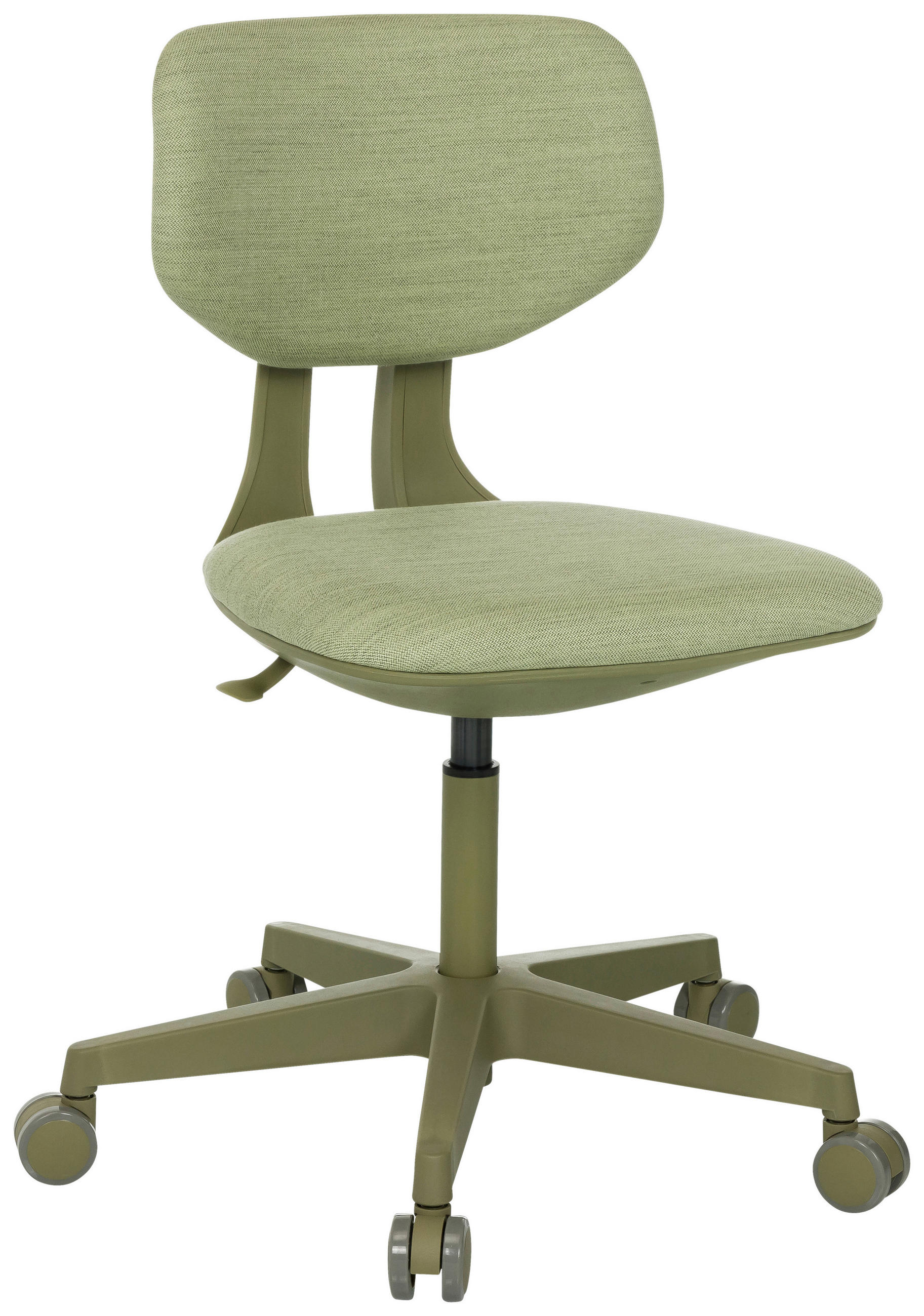 SNURRSTOL FÖR UNGDOMAR  i grön  - grön, Modern, textil/plast (51/72 - 87/51cm) - MID.YOU