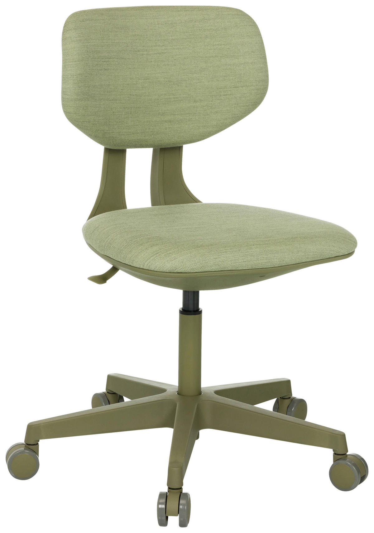 OTOČNÁ ŽIDLE PRO MLÁDEŽ, zelená - zelená, Moderní, textil/plast (51/72 - 87/51cm) - MID.YOU
