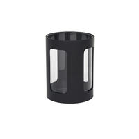 LJUSSTAKE  - svart, Design, metall/glas (15,5/20cm) - Ambia Home