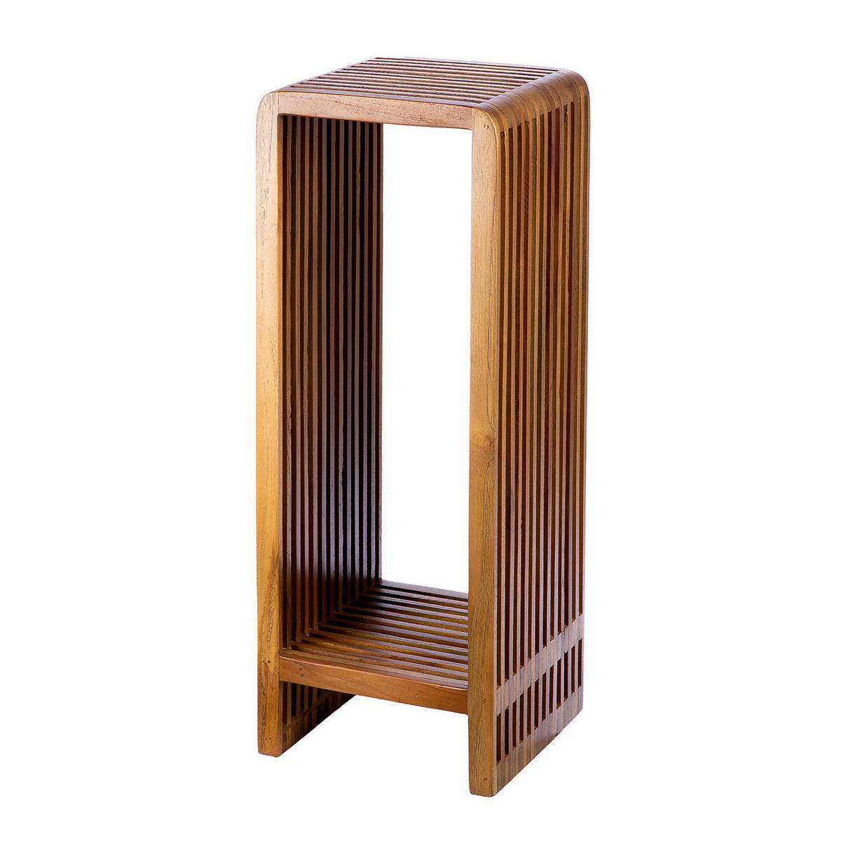BLUMENSÄULEN-SET - Hellbraun, Basics, Holz (33,5/86/26cm)
