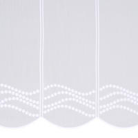 KURZGARDINE 50 cm   - Weiß, KONVENTIONELL, Textil (50cm) - Esposa