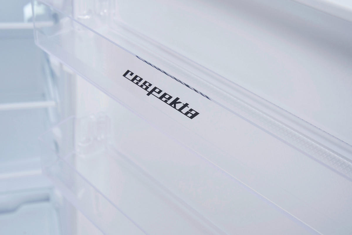 KYL-/FRYSKOMBINATION KS144VR  - röd, Trend, metall/glas (54/145/57cm) - Respekta