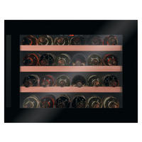 WEINKÜHLSCHRANK WK341200S  - Schwarz, Basics, Glas/Metall (59/45,5/60,8cm) - Amica