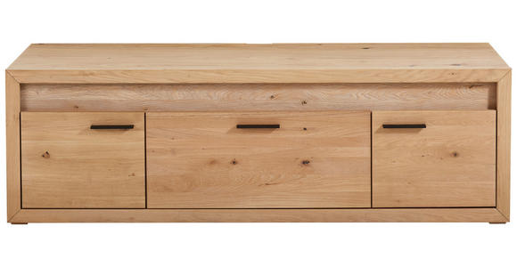 LOWBOARD  in 180/57/48 cm  - Schwarz, KONVENTIONELL, Holz/Holzwerkstoff (180/57/48cm) - Cantus