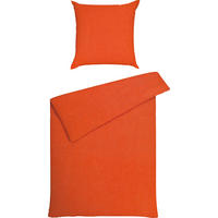 BETTWÄSCHE Seersucker 135/200 cm  - Orange, Basics, Textil (135/200cm) - Janine