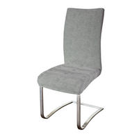 PREVLEKA ZA STOL  ANGELINA  64/48/48 cm           siva  - siva, Basics, tekstil (64/48/48cm) - Novel