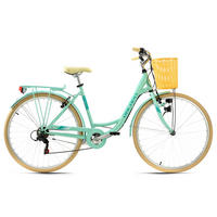 CITYBIKE 28 Zoll Damen  - Gelb/Mintgrün, Basics, Metall (180/70cm) - Da Capo