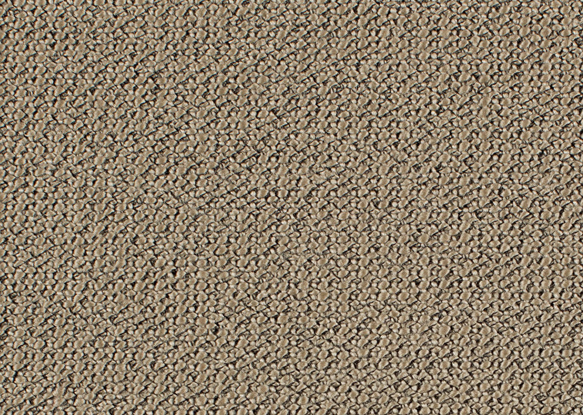 ECKSOFA in Flachgewebe Hellbraun  - Hellbraun/Anthrazit, Design, Textil/Metall (280/165cm) - Johann Jakob