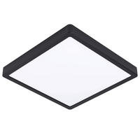 TAKLAMPA UTOMHUS Argolis-Z 28,5/28,5/3 cm  - vit/svart, Basics, metall/plast (28,5/28,5/3cm) - Eglo