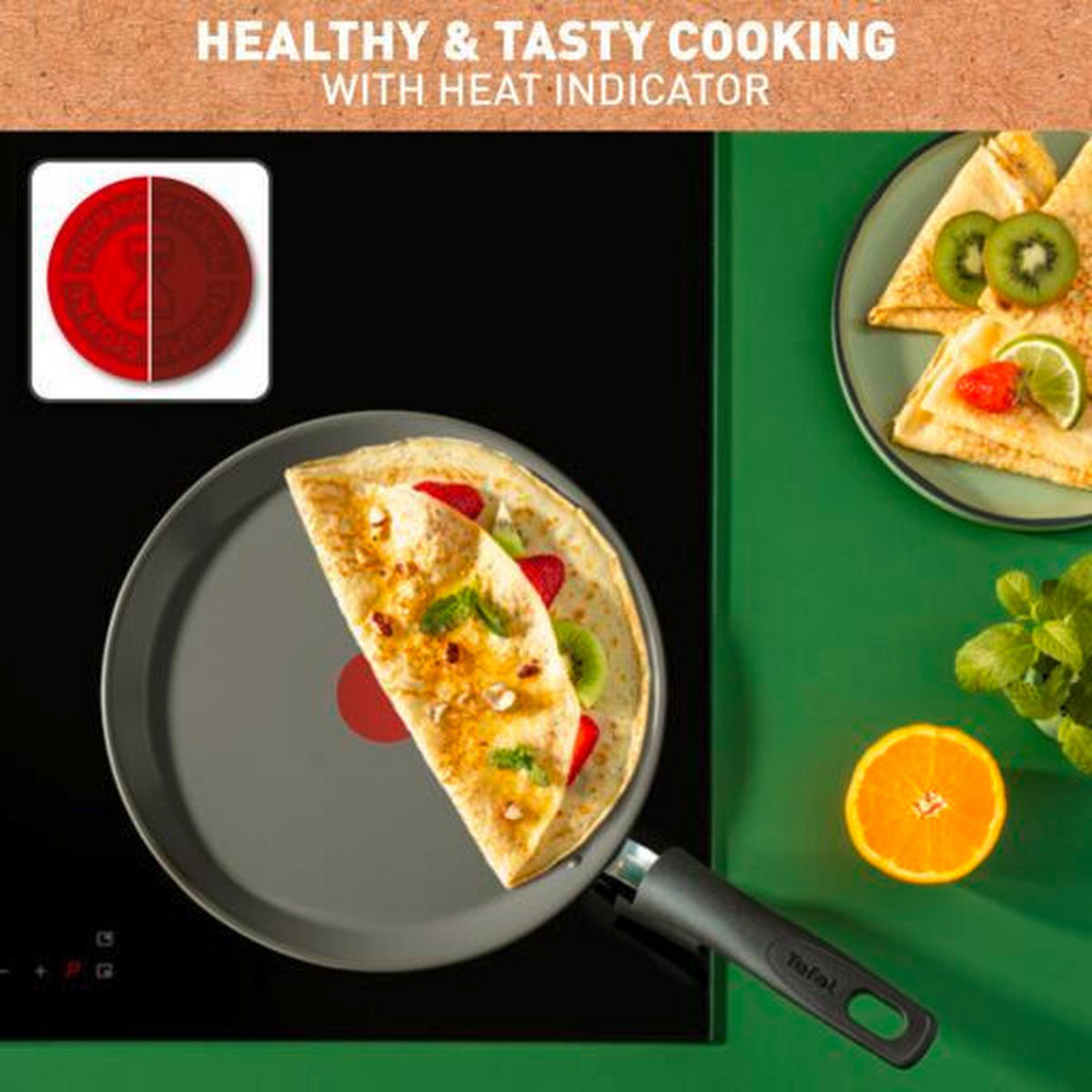 PONEV ZA PALAČINKE Renew 25 cm - siva, Basics, kovina/keramika (25cm) - Tefal