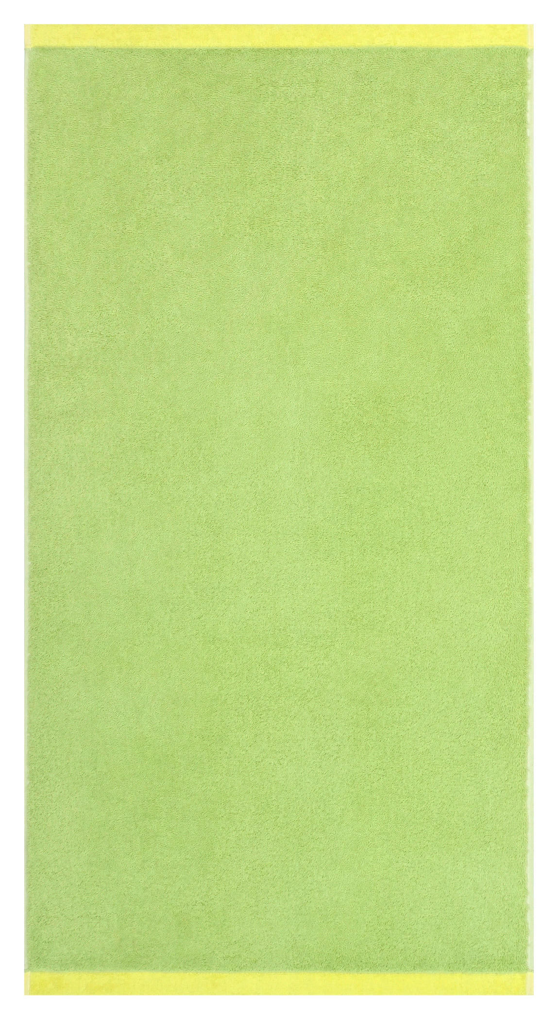 HANDTUCH Lifestyle Splash Gelb, Grün  - Gelb/Grün, Basics, Textil (50/100cm) - Cawoe