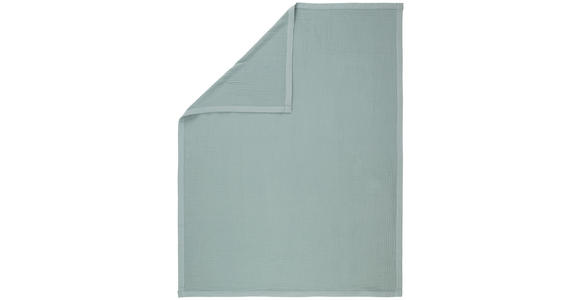 WOHNDECKE 130/180 cm  - Salbeigrün, KONVENTIONELL, Textil (130/180cm) - Novel