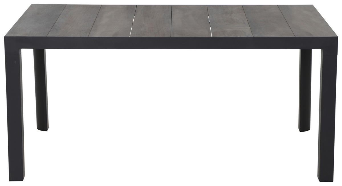 LOUNGEGARNITUR 5-teilig   90/103/160 cm Aluminium  - Grau, Basics, Keramik/Kunststoff (90/103/160cm) - Siena Garden