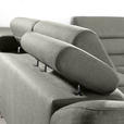 ECKSOFA  in Webstoff Grau  280/235 cm  - Grau, Design, Textil/Metall (280/235cm) - Hom`in