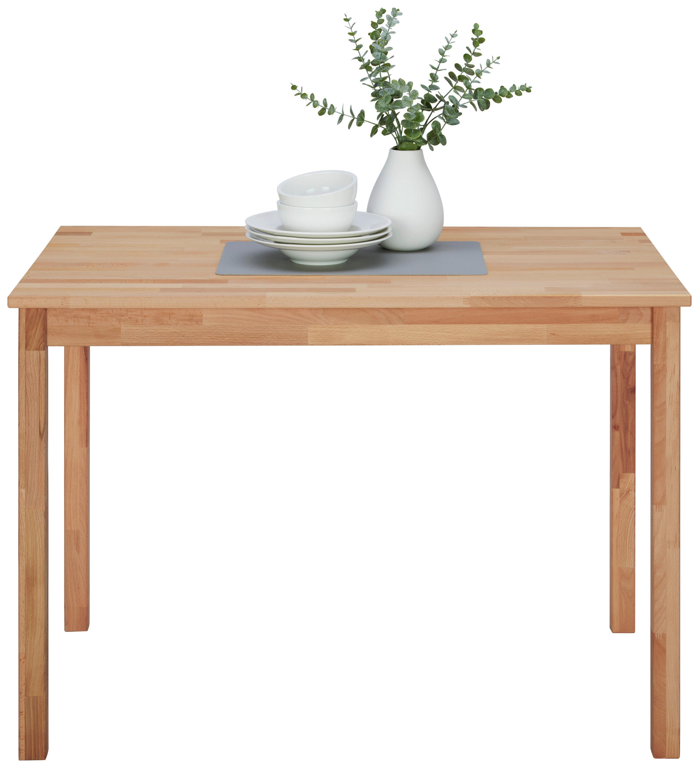 ESSTISCH Buche massiv rechteckig Buchefarben  - Buchefarben, KONVENTIONELL, Holz (110/70/75cm) - Carryhome