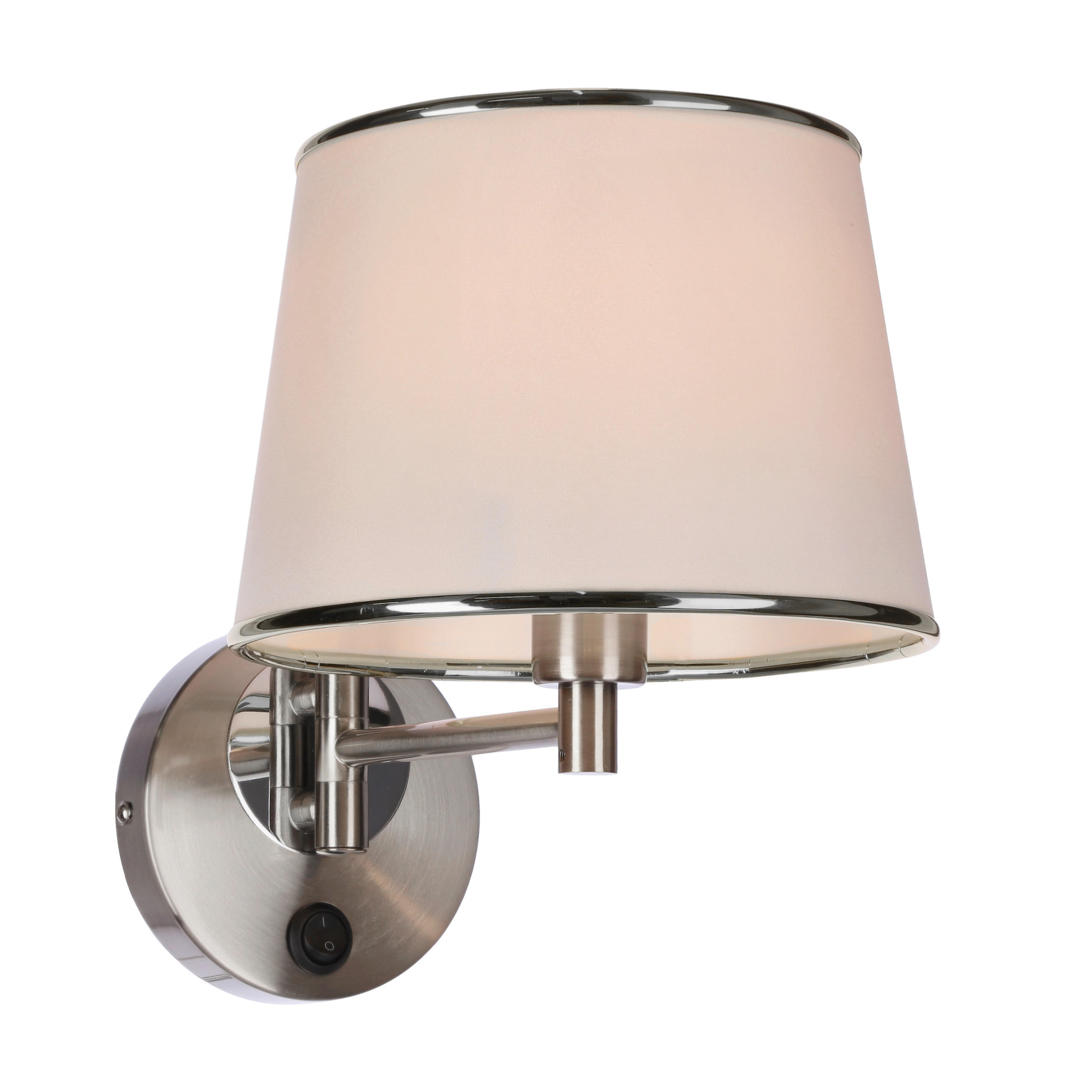 WANDLEUCHTE Ibis 20/29/25 cm  - Chromfarben, KONVENTIONELL, Kunststoff/Metall (20/29/25cm)