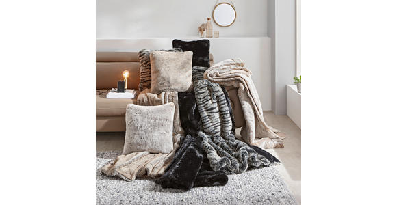 FELLDECKE BÄR 150/200 cm  - Beige, Design, Textil (150/200cm) - Novel