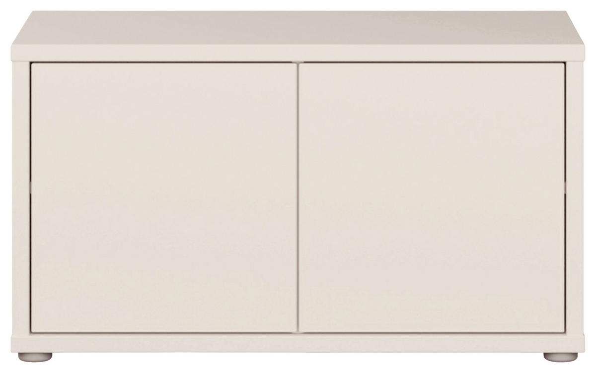 GARDEROBENBANK - Sandfarben/Grau, MODERN, Kunststoff (74,5/41,5/34,9cm) - Carryhome