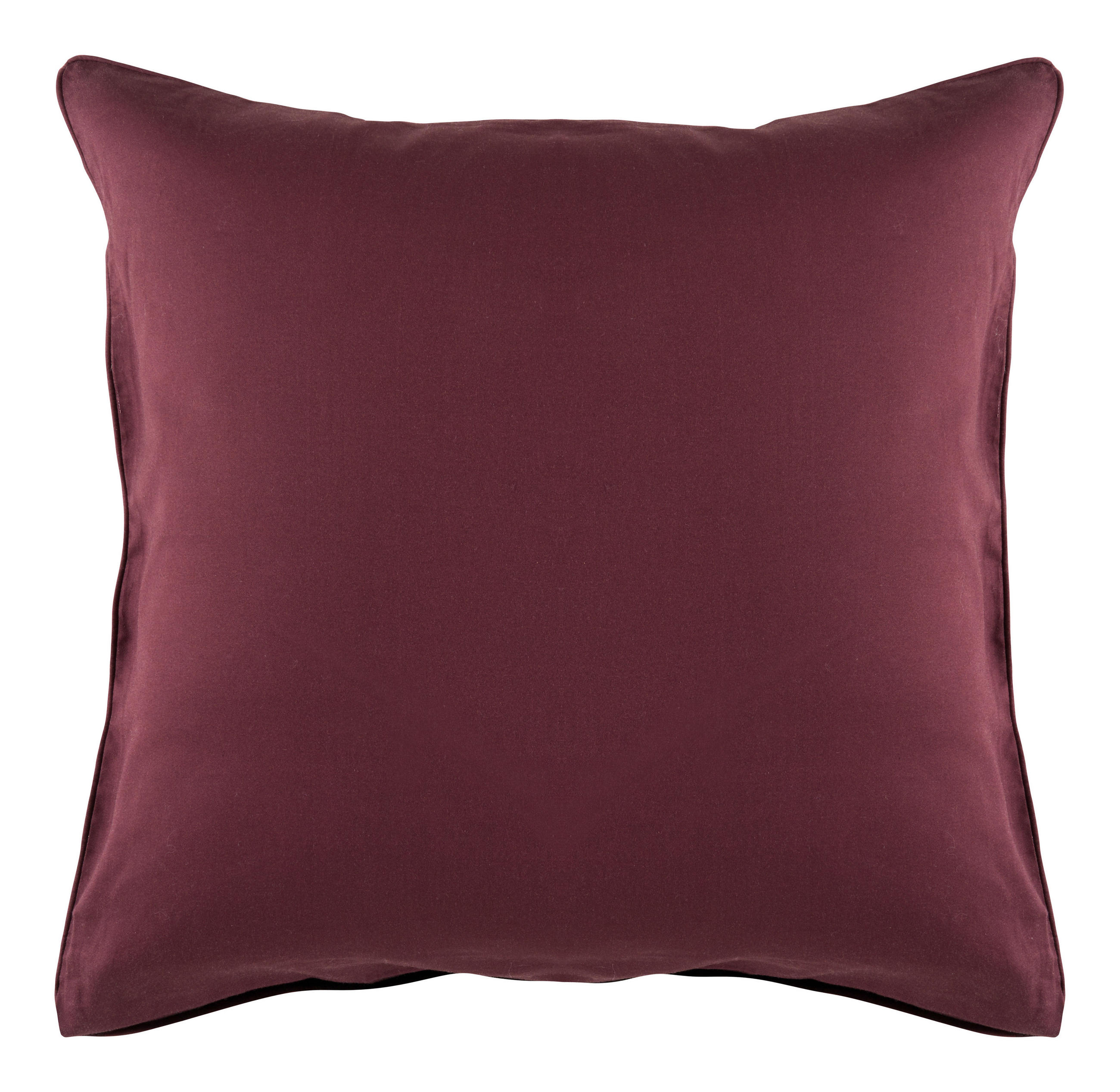 KISSENHÜLLE 48/48 cm  - Dunkelrot, Textil (48/48cm) - Novel