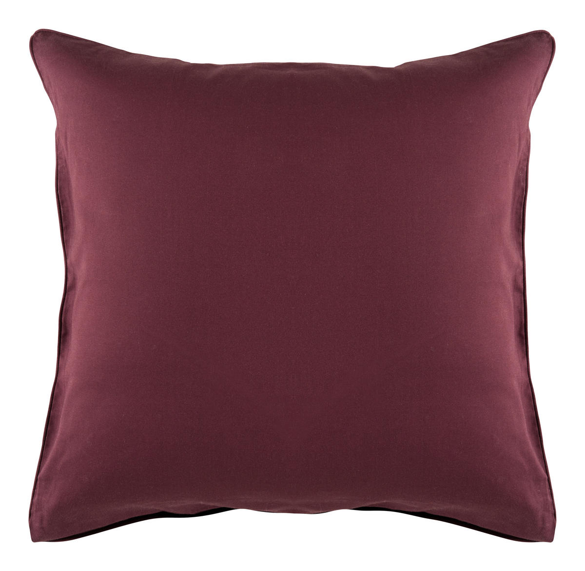 KISSENHÜLLE 48/48 cm  - Dunkelrot, Textil (48/48cm) - Novel