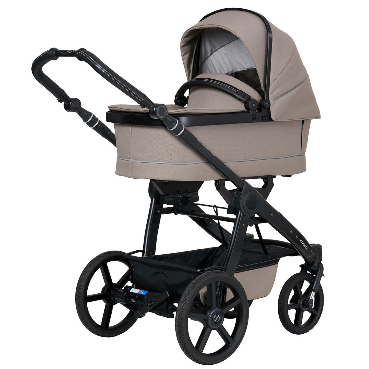 KINDERWAGENSET ROCK IT HB Outdoor  - Karamell/Schwarz, Basics, Textil/Metall (102/58/120cm) - Hartan