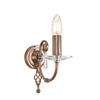 VÄGGLAMPA Elstead 10/22/21,5 cm   - mässingsfärgad, Klassisk, metall/glas (10/22/21,5cm) - Elstead Lighting