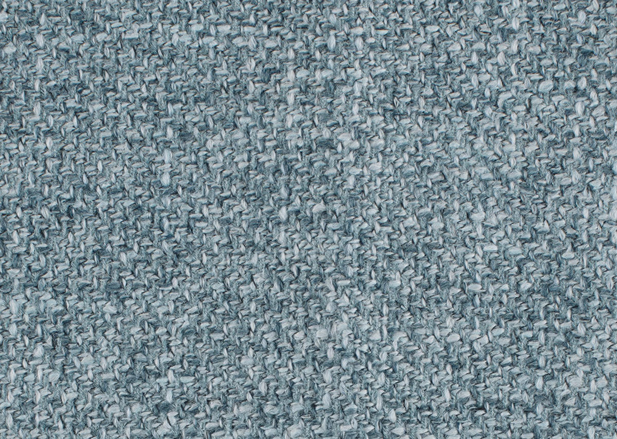 ECKSOFA in Flachgewebe Blau  310/250 cm  - Blau/Schwarz, Design, Textil/Metall (310/250cm) - Moderano