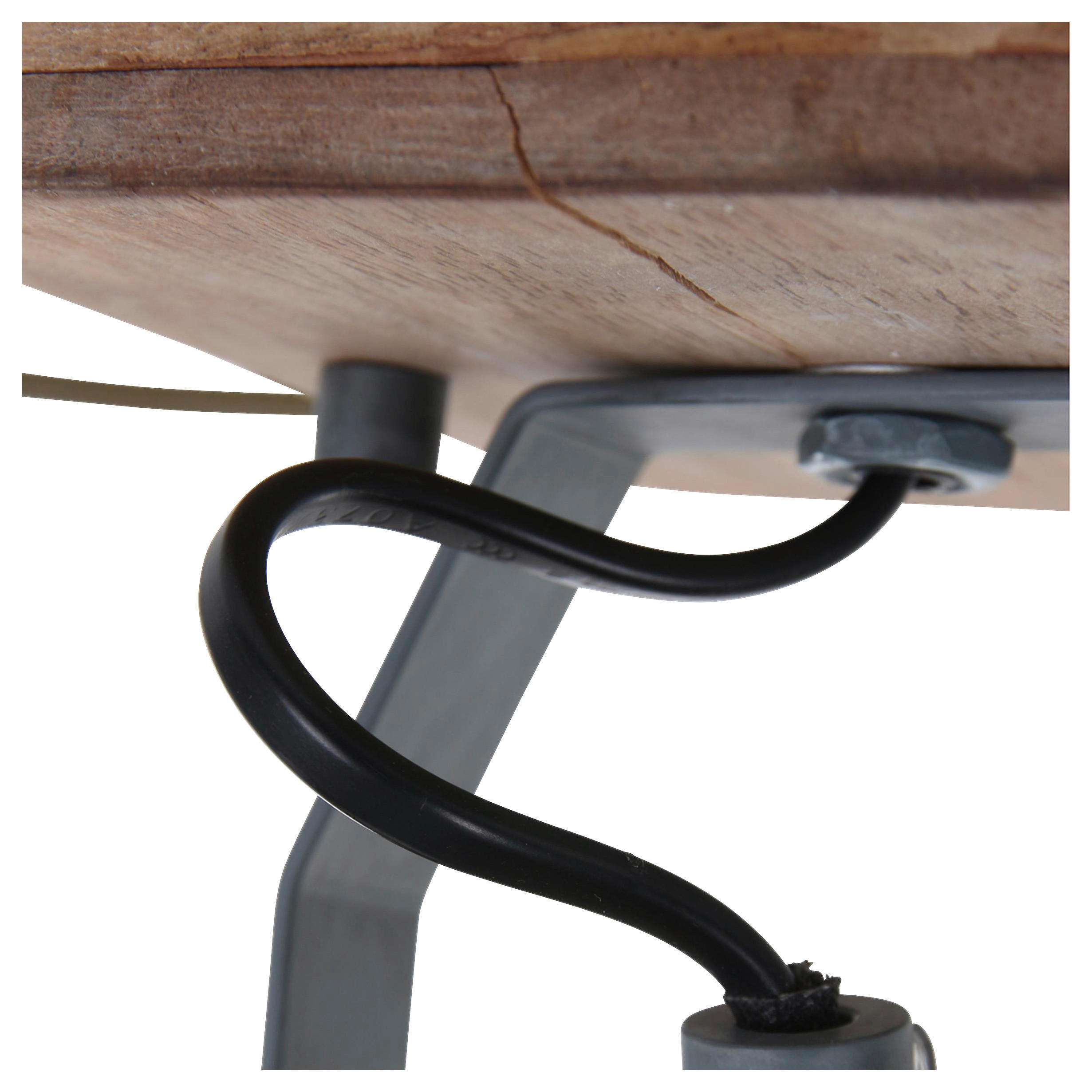 DECKENSPOTS - Anthrazit/Kupferfarben, Trend, Holz/Metall (59/19/23cm)