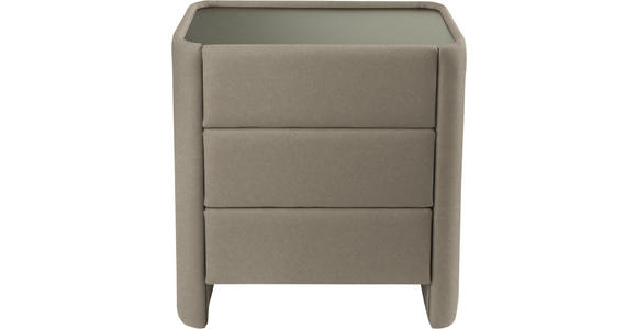 BOXSPRINGBETT 180/200 cm  in Beige  - Beige/Schwarz, Design, Textil/Metall (180/200cm) - Johann Jakob