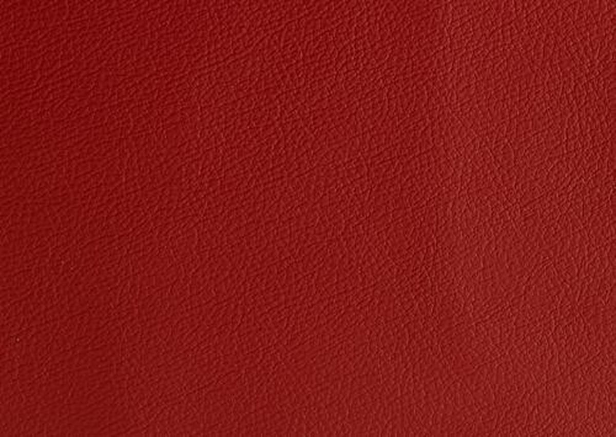 RELAXSESSEL in Leder Rot  - Chromfarben/Rot, Design, Leder/Metall (64/112/80cm) - Cantus
