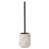 WC-BÜRSTENGARNITUR - Creme/Alufarben, KONVENTIONELL, Kunststoff (10,6/39cm) - Kleine Wolke