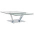 COUCHTISCH in Metall, Glas 84-129/106/40 cm - Chromfarben, Design, Glas/Metall (84-129/106/40cm) COUCHTISCH in Metall, Glas 84-129/106/40 cm - Chromfarben, Design, Glas/Metall (84-129/106/40cm)