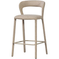 BARHOCKER Webstoff Sandfarben  - Sandfarben, MODERN, Textil (48/95/52cm) - Livetastic