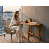 ZÁHRADNÝ STÔL, drevo, 60/34,5/71 cm - farba akácie, Basics, drevo (60/34,5/71cm) - Prestige Home