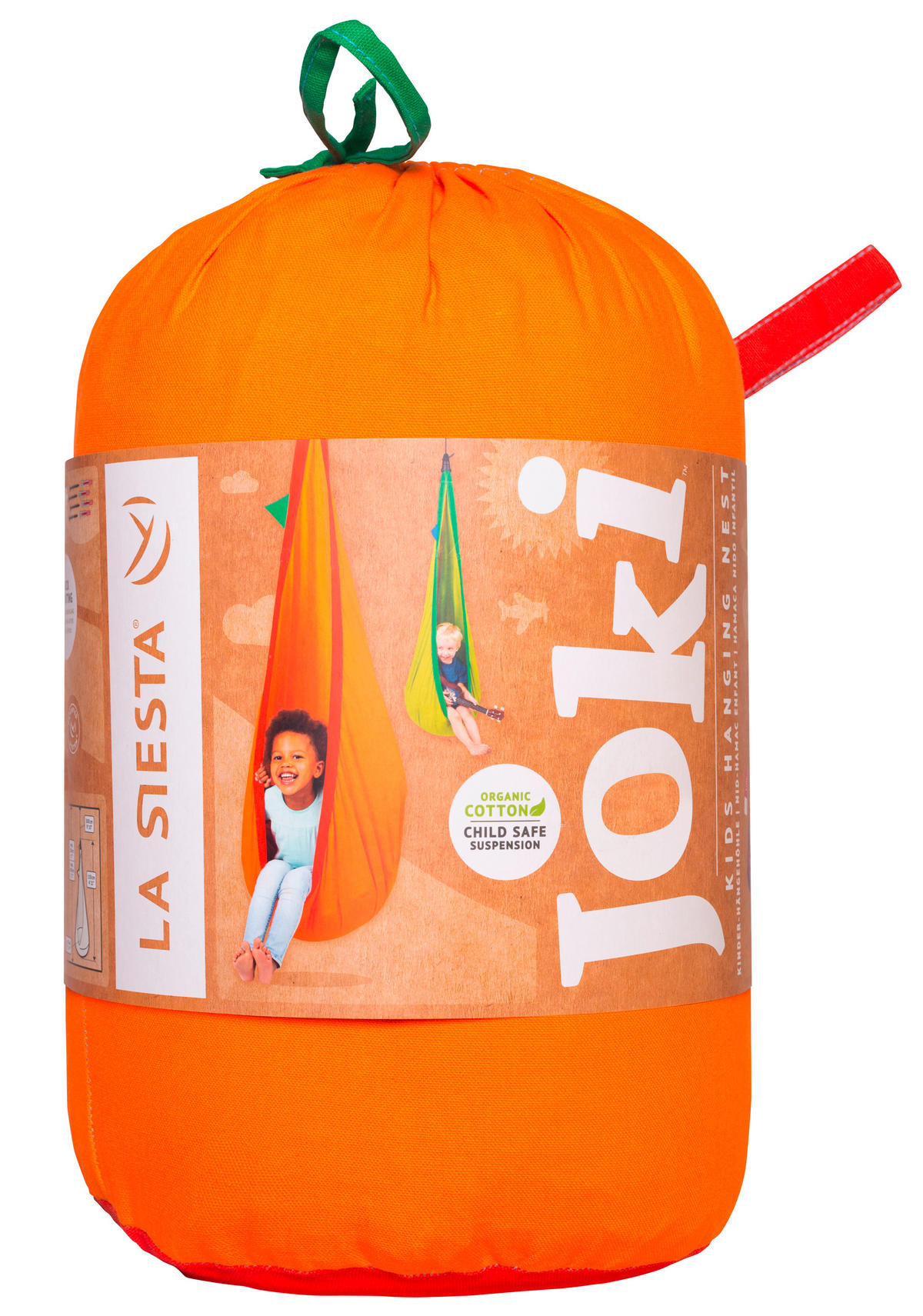 KINDERHÄNGESESSEL 70/200-400/150 cm  - Dunkelorange/Orange, KONVENTIONELL, Textil (70/200-400/150cm) - La Siesta