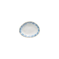 KUCHENTELLERSET 6ER SET BRISA 6-teilig  - Blau/Weiß Hochglanz, Basics, Keramik (15cm) - Costa Nova