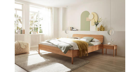 BETT 160/200 cm,  in Wildeiche,  - Wildeiche, KONVENTIONELL, Holz (160/200cm) - Linea Natura