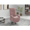 RELAXSESSEL in Textil Aubergine  - Aubergine/Schwarz, KONVENTIONELL, Textil/Metall (74/112/82cm) - Sit & More