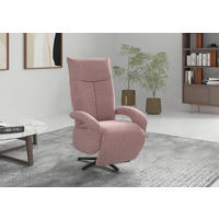 RELAXSESSEL in Textil Aubergine  - Aubergine/Schwarz, KONVENTIONELL, Textil/Metall (74/112/82cm) - Sit & More