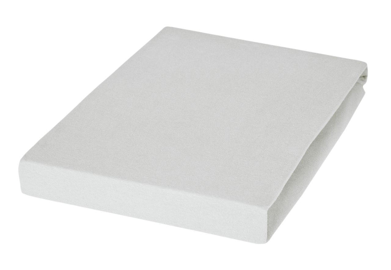 TOPPER-SPANNBETTTUCH Jersey  - Silberfarben, Basics, Textil (100/200/10cm) - Janine